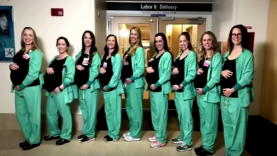 Photo of من جديد حمل جماعي لـ 8 ممرضات في مكان واحد