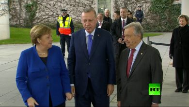 Photo of أردوغان التقاط صورة مشتركة مع المستشارة الألمانية قرر الرئيس التركي خلع معطفه